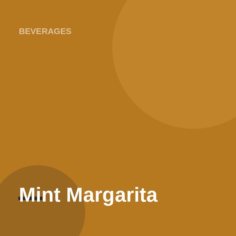 Mint Margarita