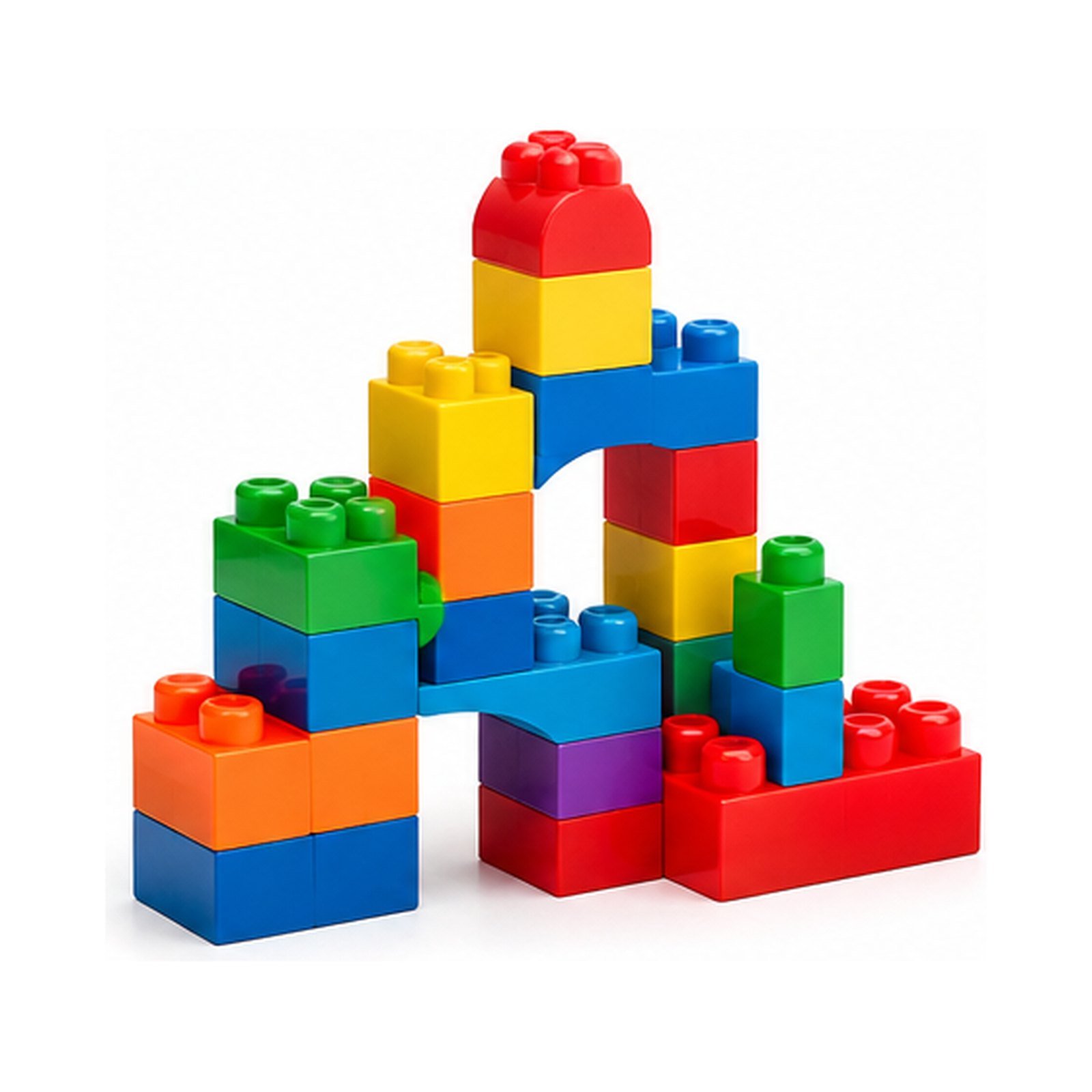 Rainbow Building Blocks (100 pcs)