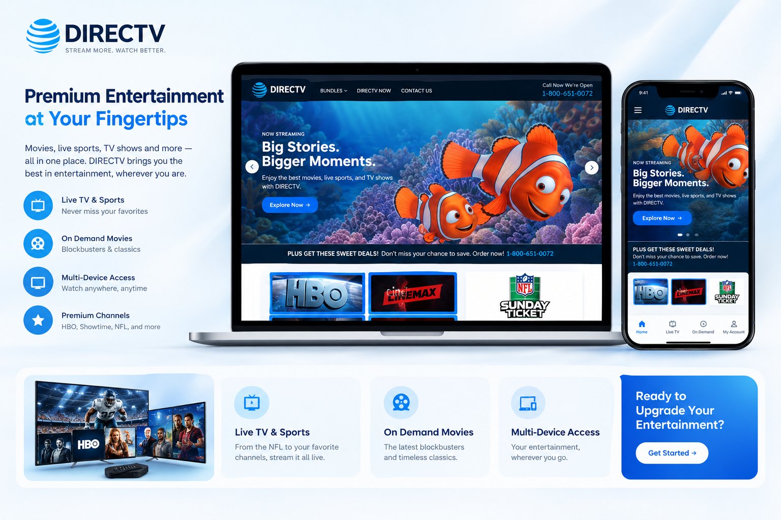 TV & Entertainment Subscription Website