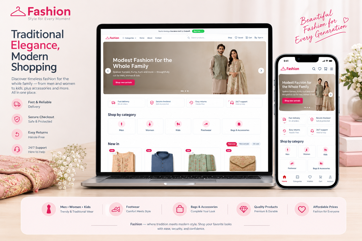Fashion & Lifestyle E-Commerce Store